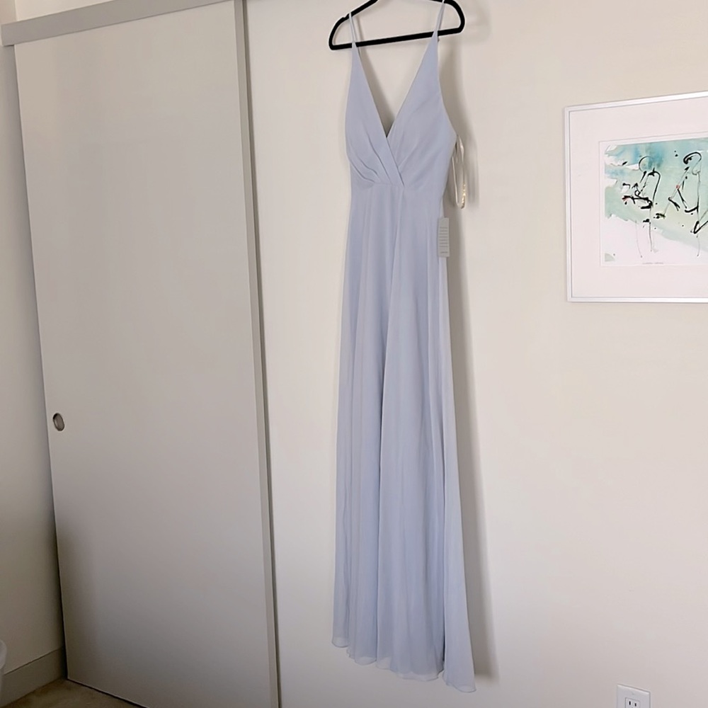 Jenny Yoo Whisper Blue Size 4